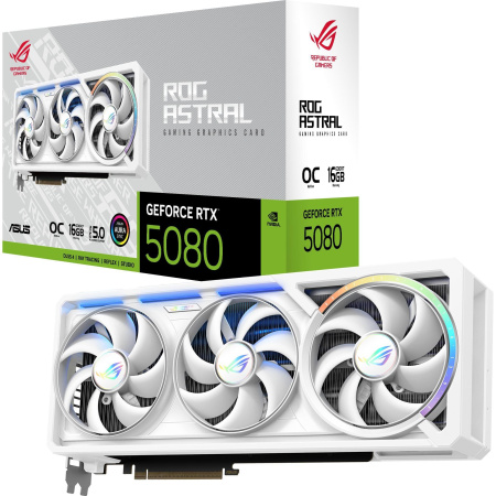 Відеокарта ASUS GeForce RTX 5080 16GB GDDR7 OC ROG-ASTRAL-RTX5080-O16G-WHITE білий - фото 8